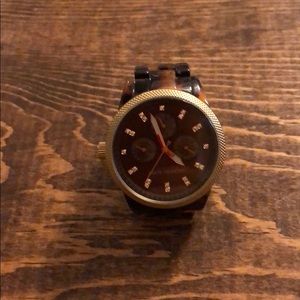 Michael Kors tortoise watch - fits 6" wrist